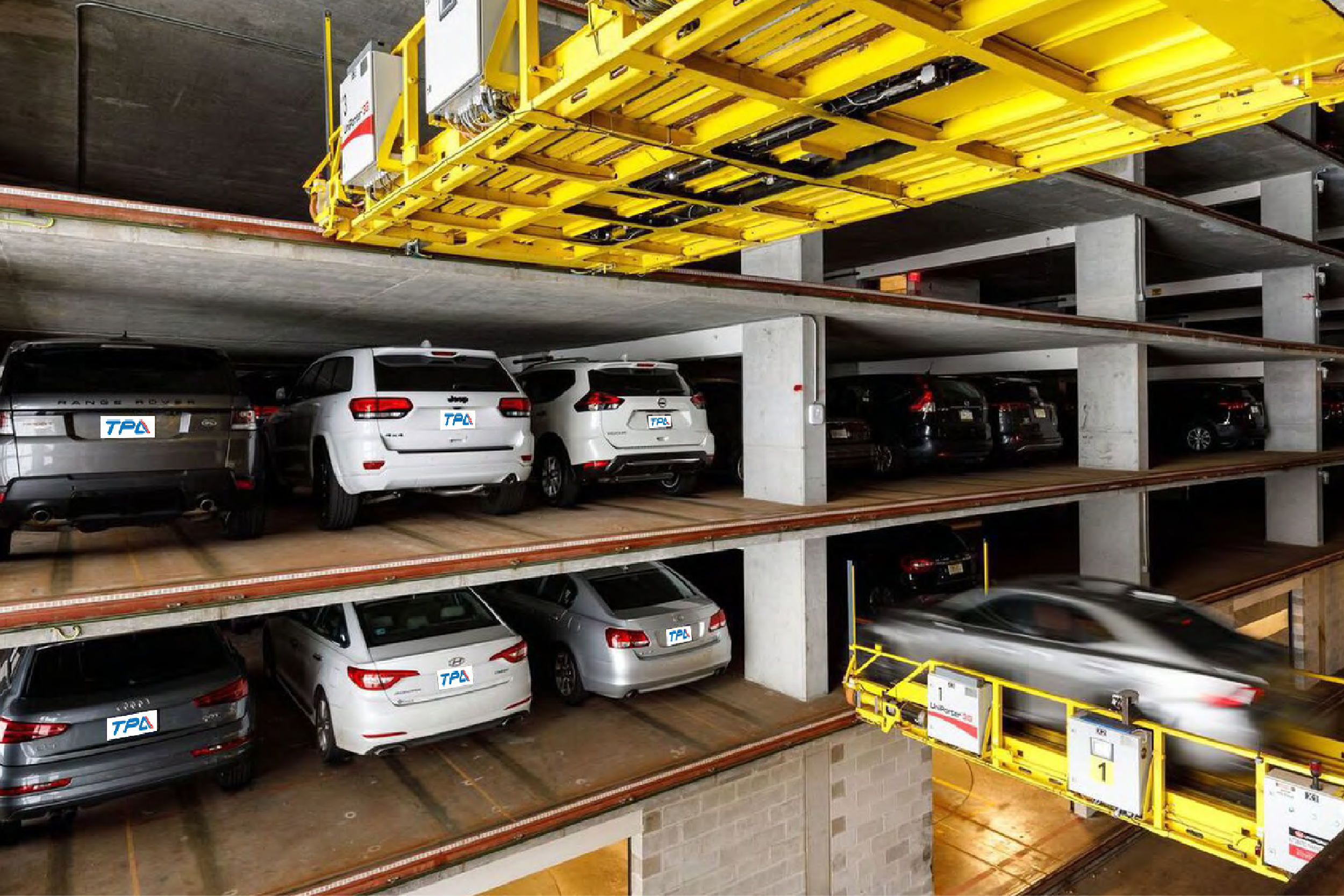 hệ thống đỗ xe robotic