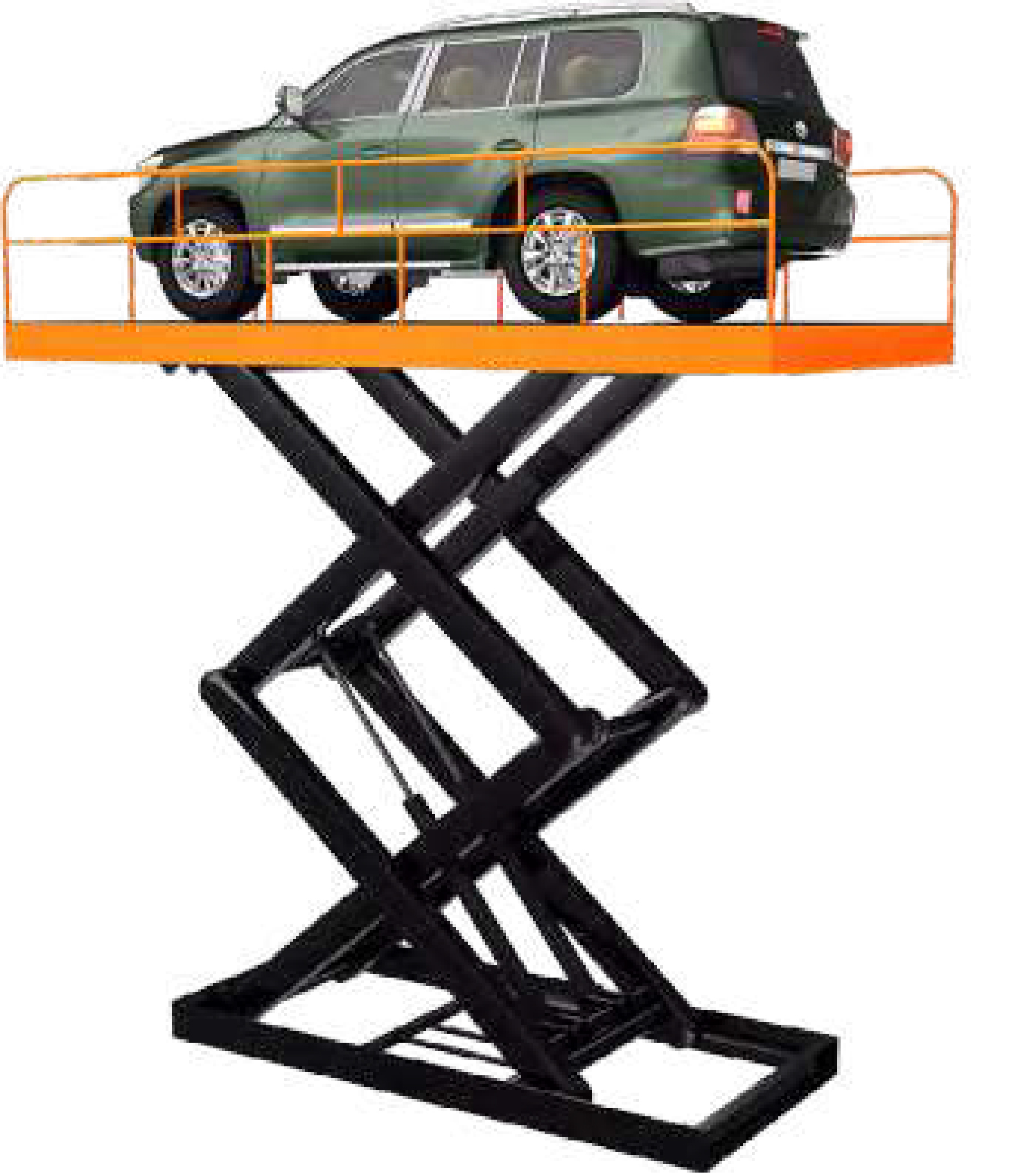 thang nâng ô tô thủy lực cắt kéo